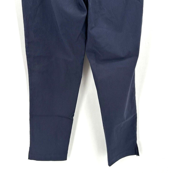 Ritva Falla Eeva Slit Pants FR 36 Blue Ankle US XS Quiet Luxury Caspule Prep NWT - Picture 5 of 12
